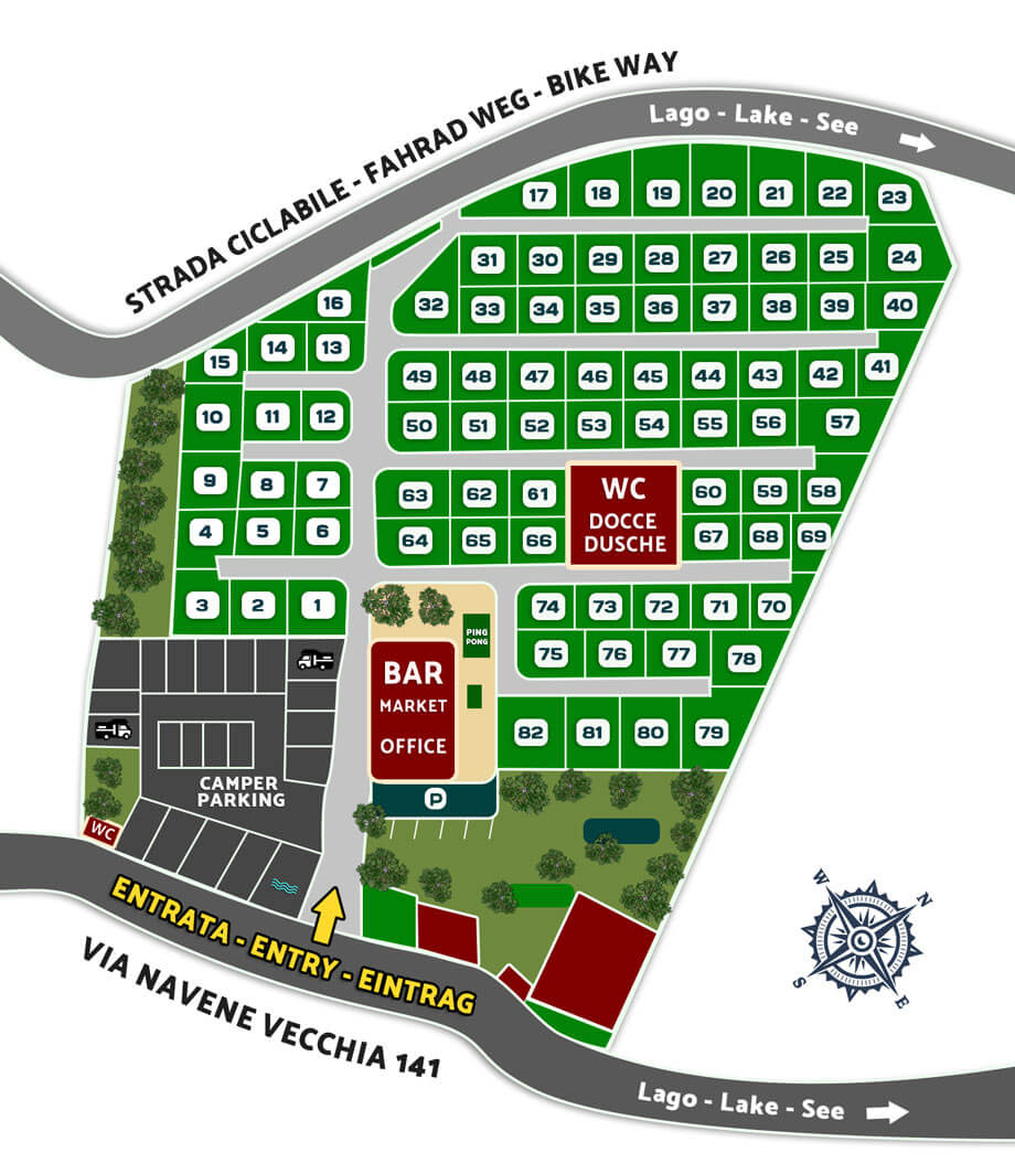 camping map malcesine gardasee lombardi